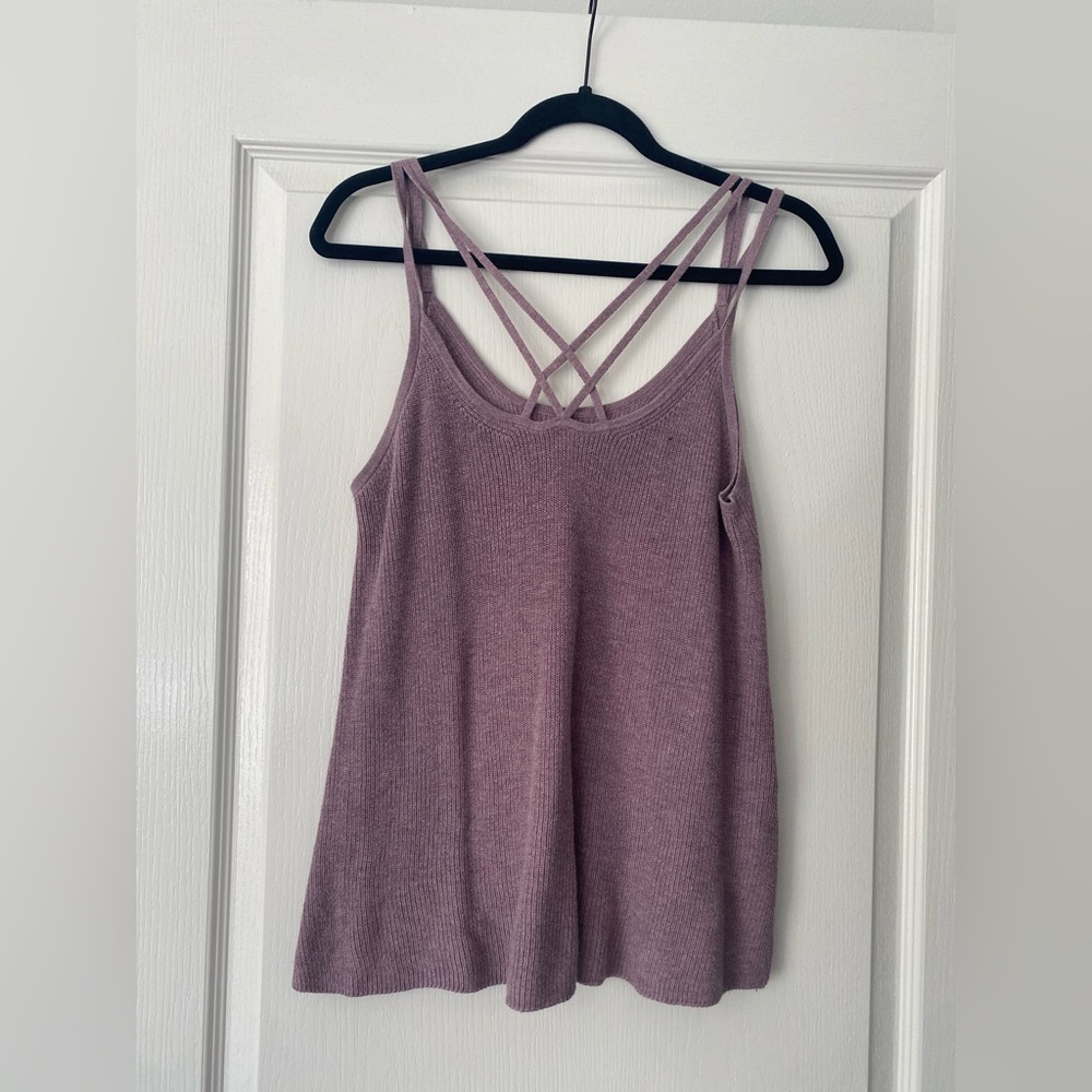 Lavender Strappy American Eagle Top